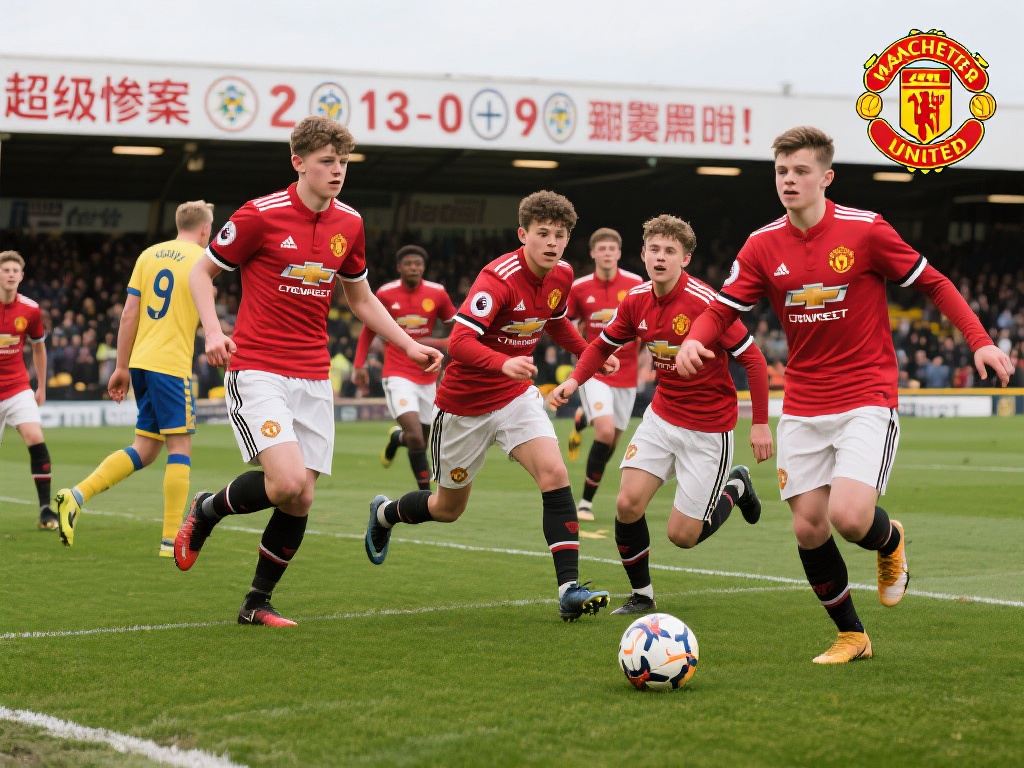 曼联U18青年队在一场比赛中以13-0的